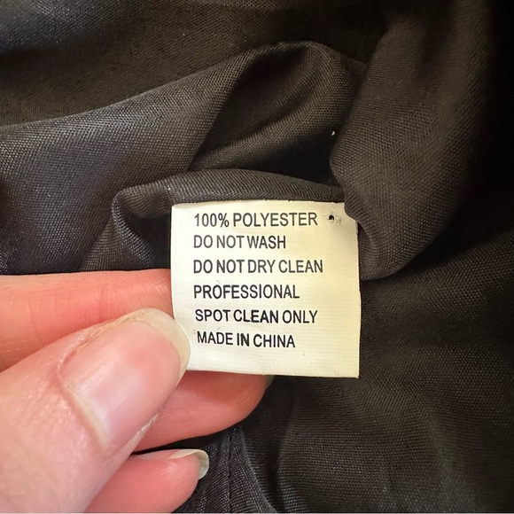 NWOT MAC DUGGAL Black 49106 Square Neck A Line Mini Dress Rhinestone Strap Sz 10 - Picture 13 of 16